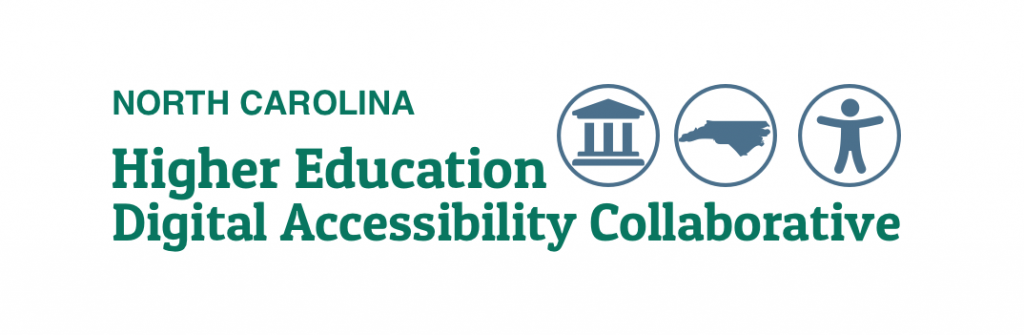 NC Higher Education Digital Accessibility Colaborative Logo